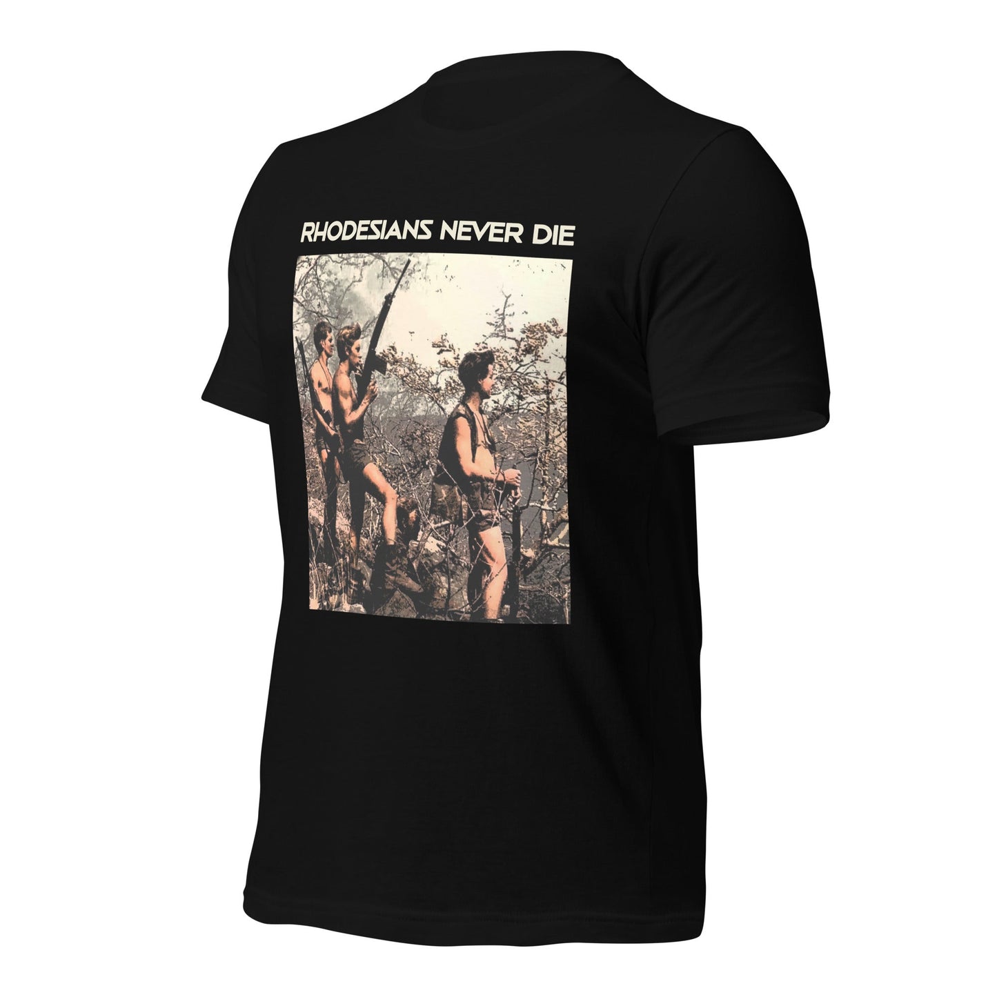 Rhodesians Never Die Tee - Atlas Store
