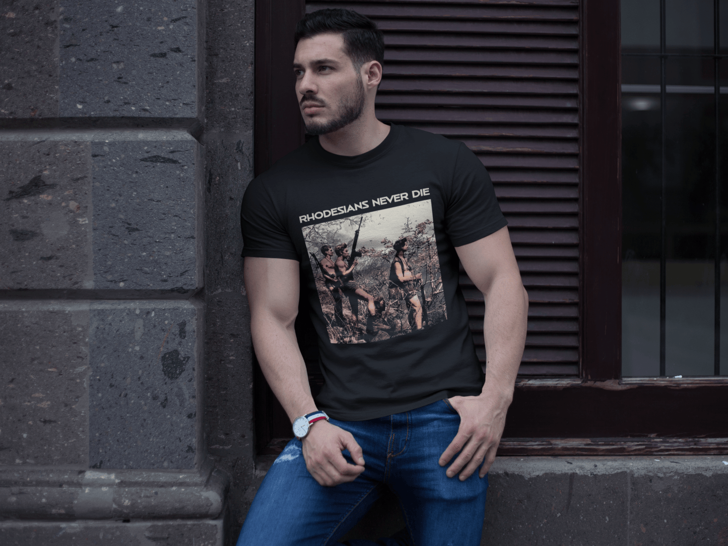 Rhodesians Never Die Tee - Atlas Store