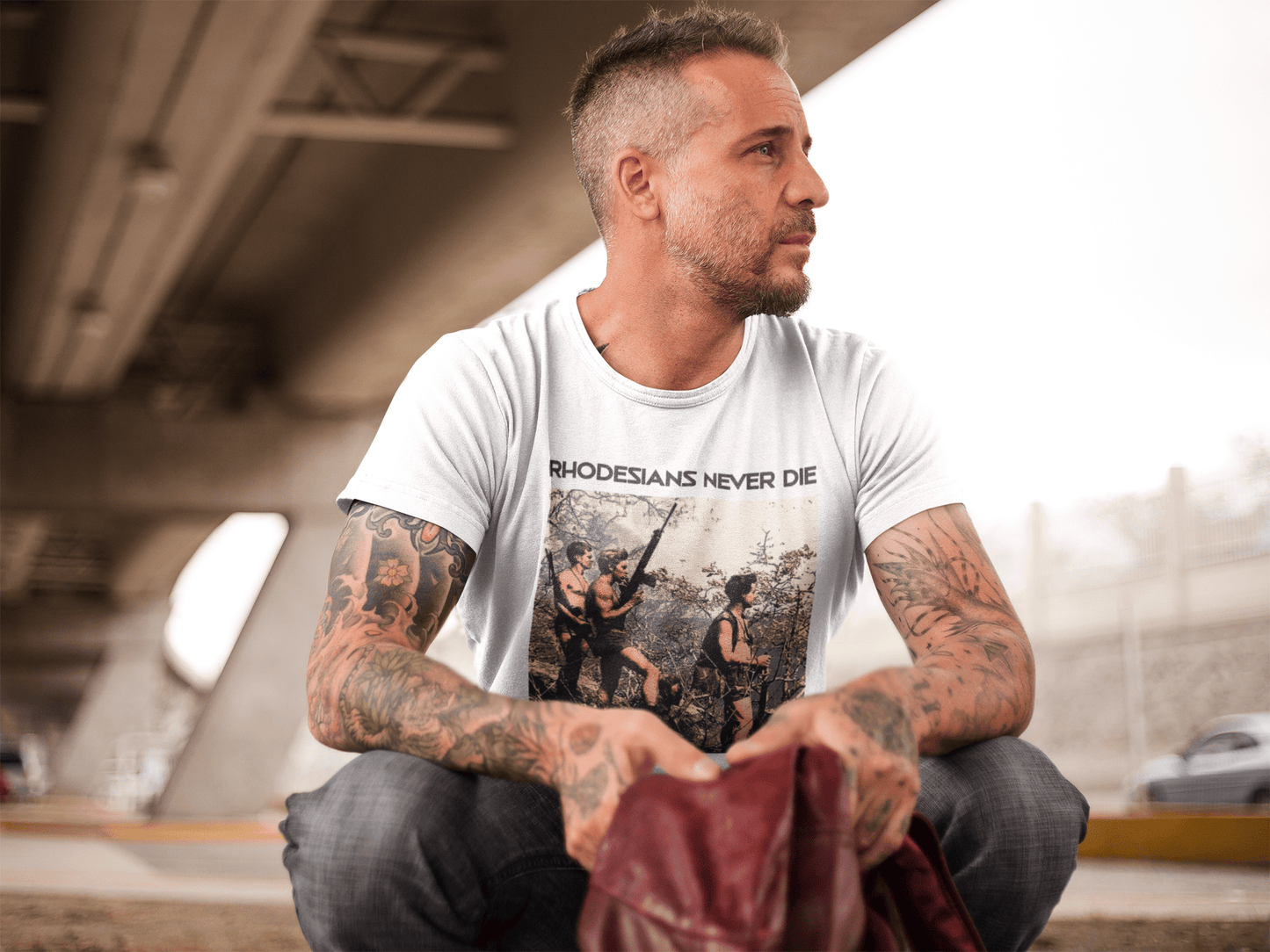 Rhodesians Never Die Tee - Atlas Store