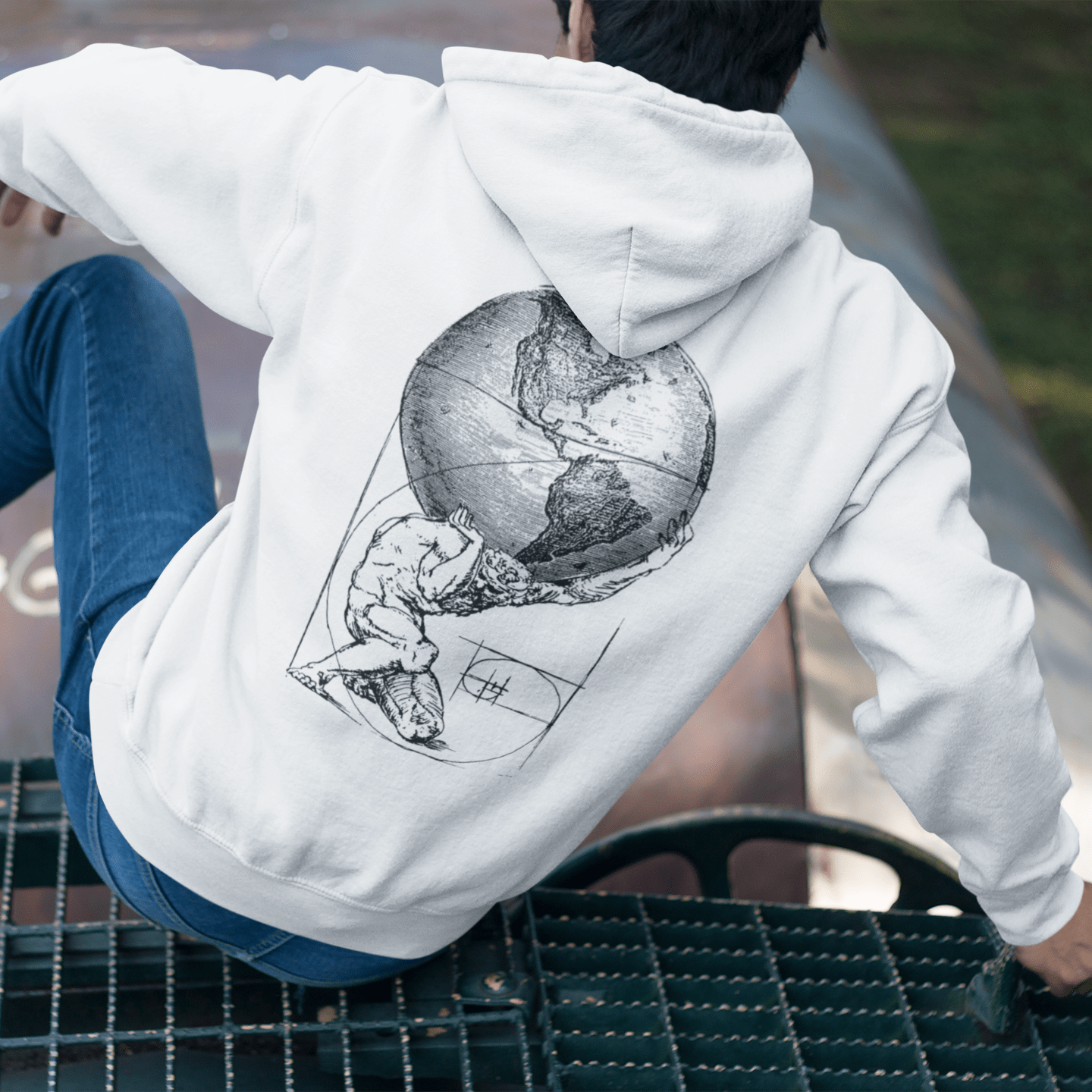 Atlas Holding the World Hoodie - Atlas Store