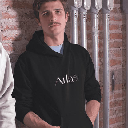 Atlas Holding the World Hoodie - Atlas Store