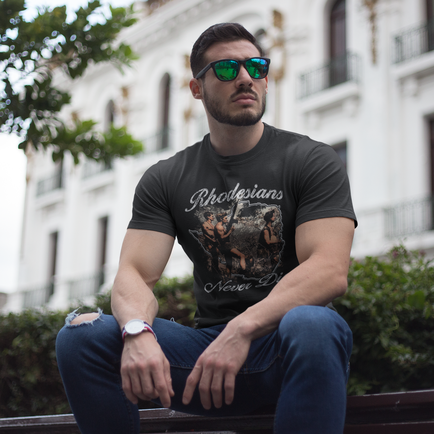 Rhodesians Never Die Tee