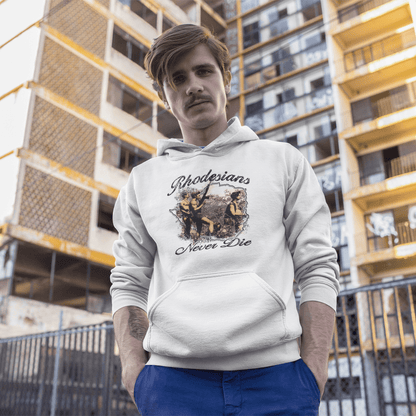 Rhodesians Never Die Hoodie - Atlas Store