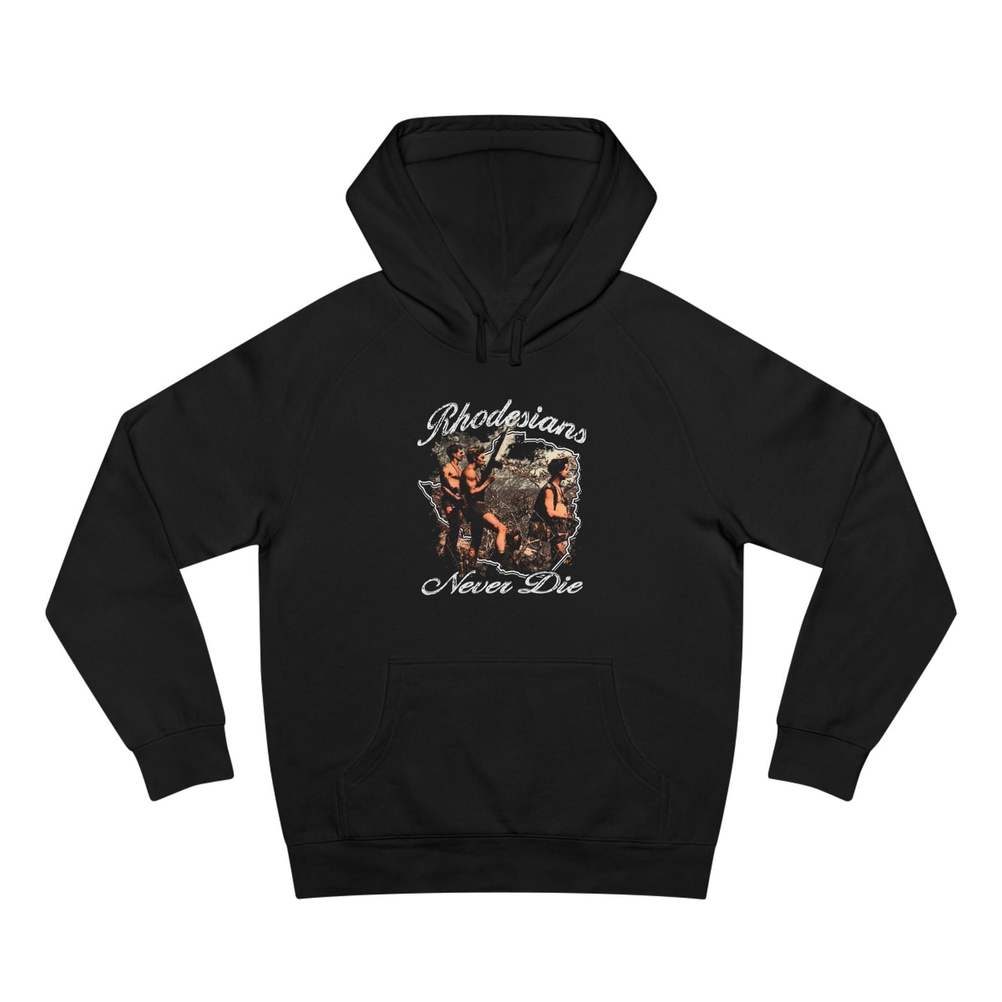 Rhodesians Never Die Hoodie - Atlas Store