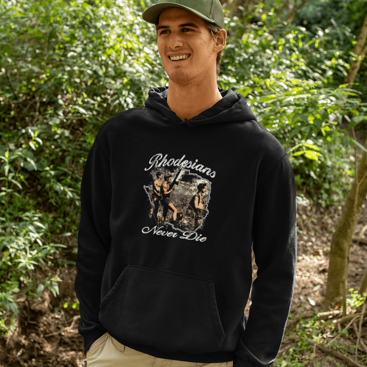 Rhodesians Never Die Hoodie - Atlas Store
