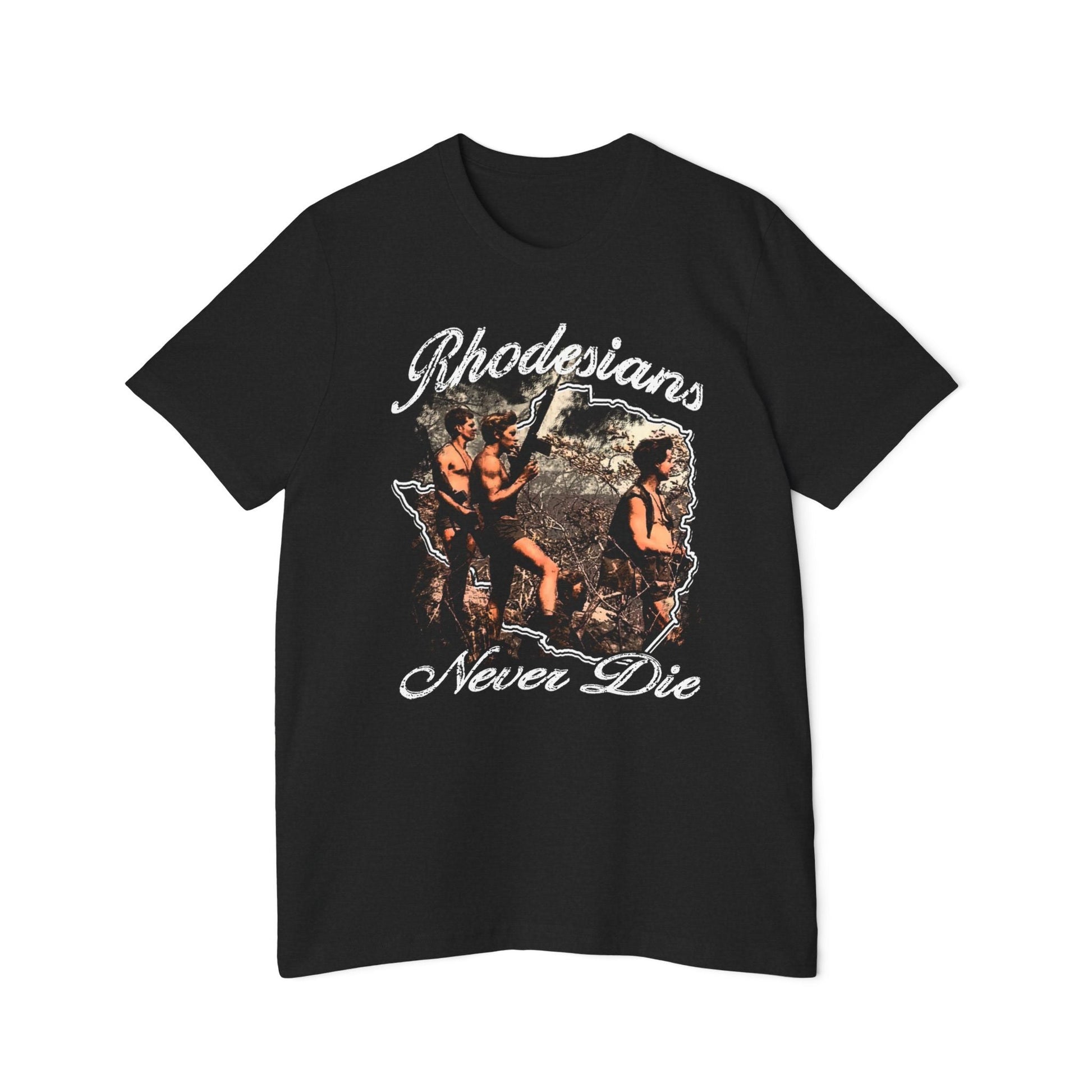 Rhodesians Never Die Tee - Atlas Store