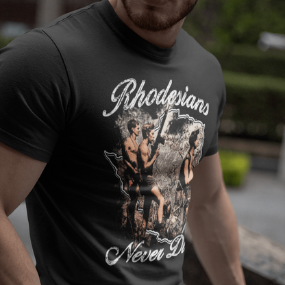 Rhodesians Never Die Tee - Atlas Store
