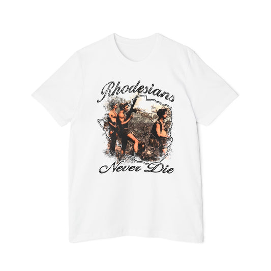 Rhodesians Never Die Tee - Atlas Store